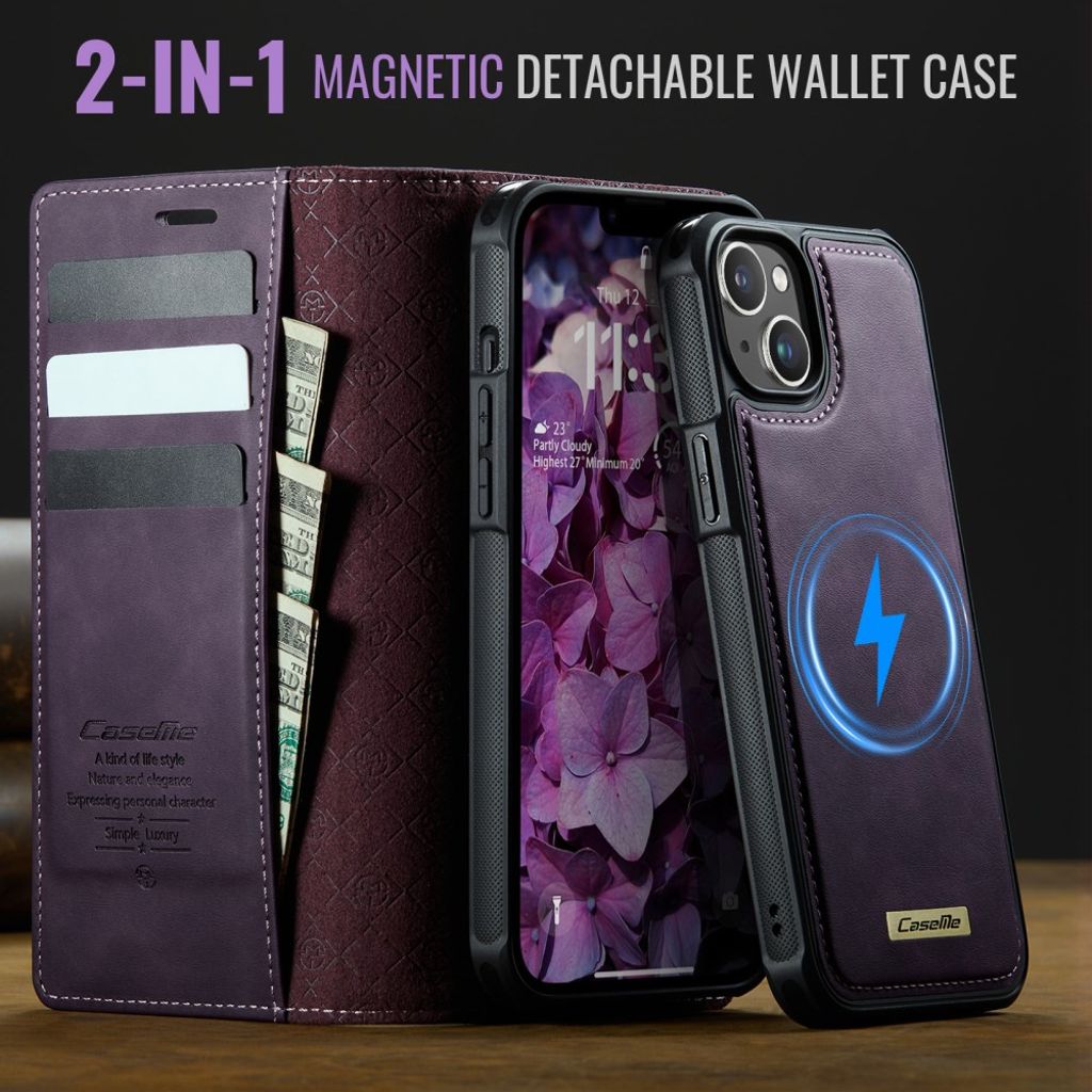 CaseMe iPhone 13 Etui C49 Series Lilla