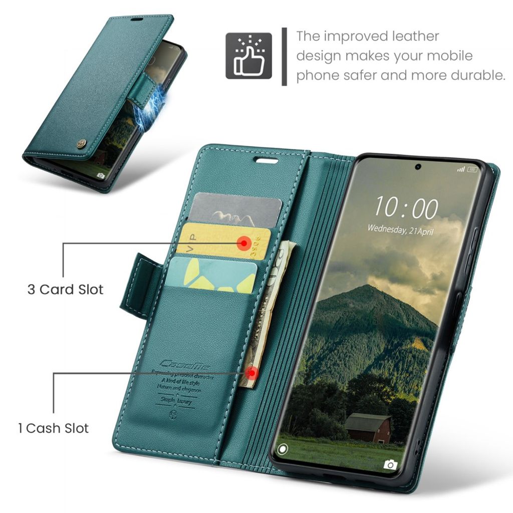 CaseMe Xiaomi Redmi Note 14 Pro 5G/14 Pro Plus 5G Etui 023 Series Grøn
