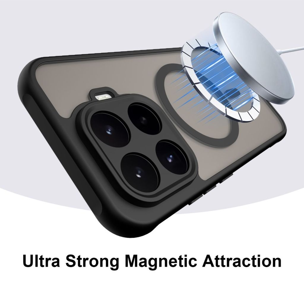 Xiaomi 17T Cover Frostet MagSafe Sort