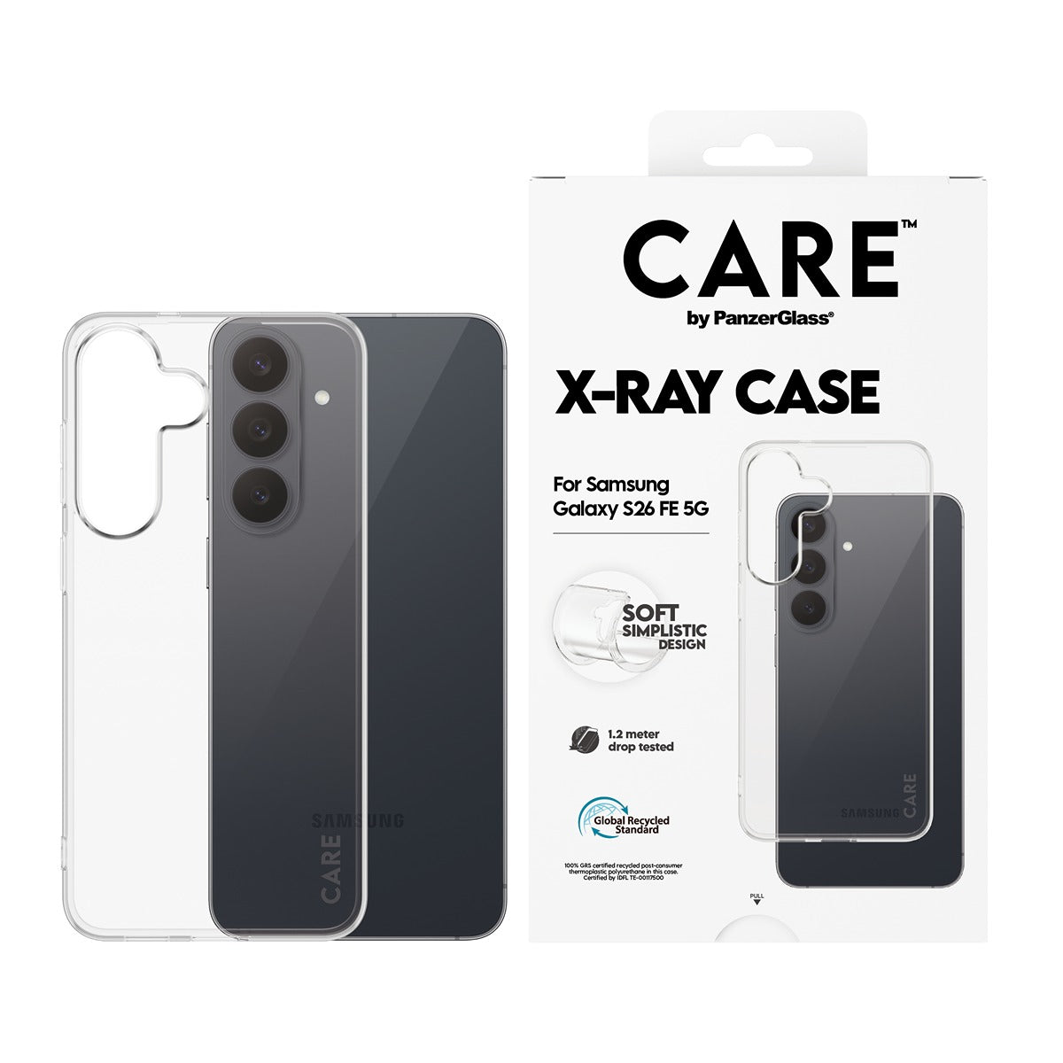 CARE by PanzerGlass Samsung Galaxy S26 FE Cover X-Ray Klar