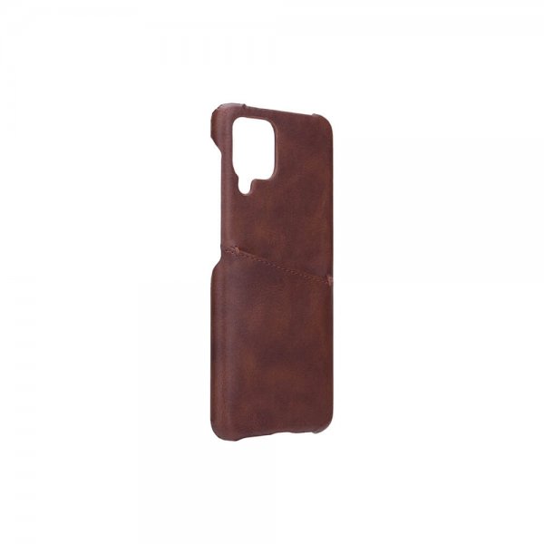 Onsala Samsung Galaxy A22 4G Cover med Kortlomme Brun