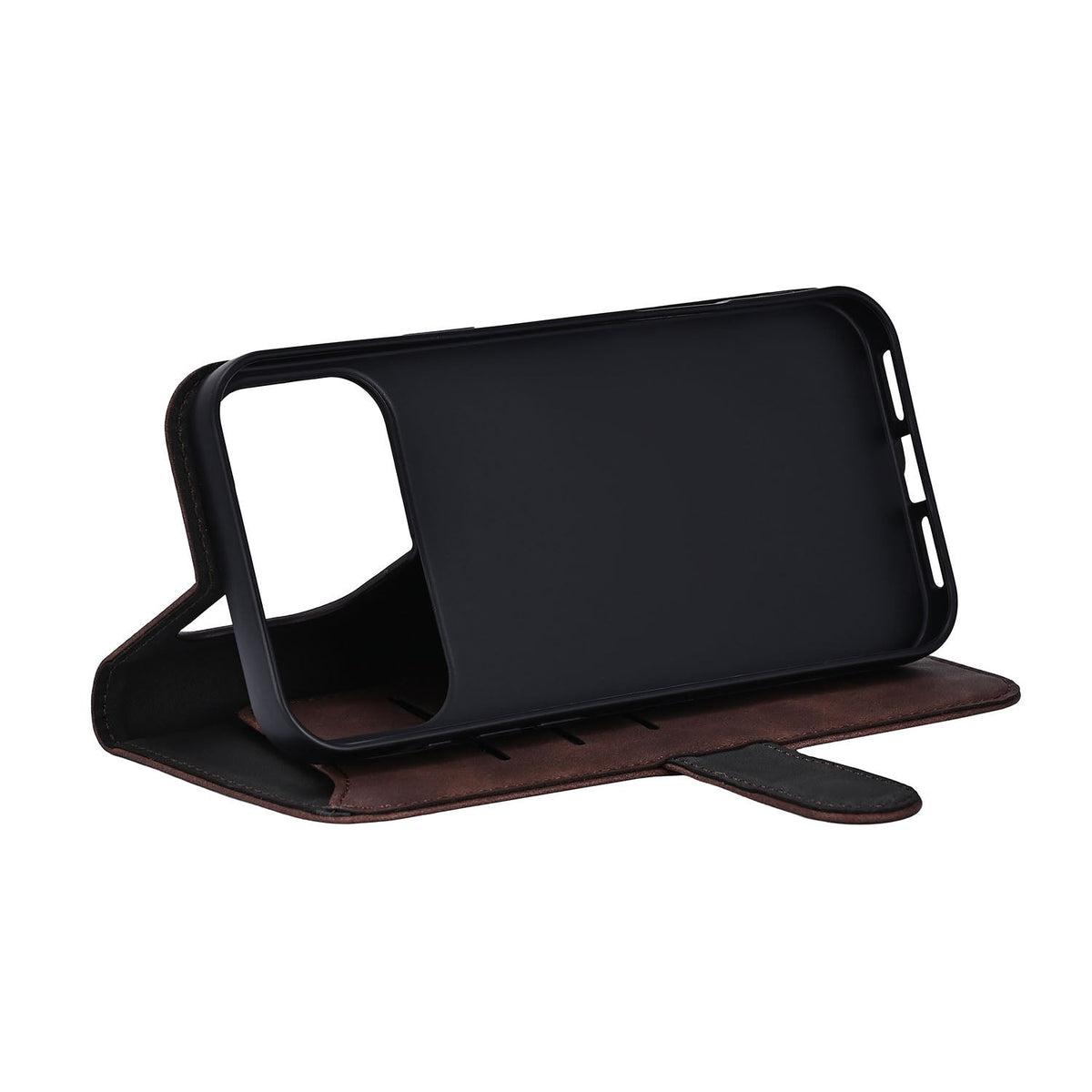 Gear iPhone 17 Pro Max/iPhone 18 Pro Max Etui med 3 Kortholder Brun