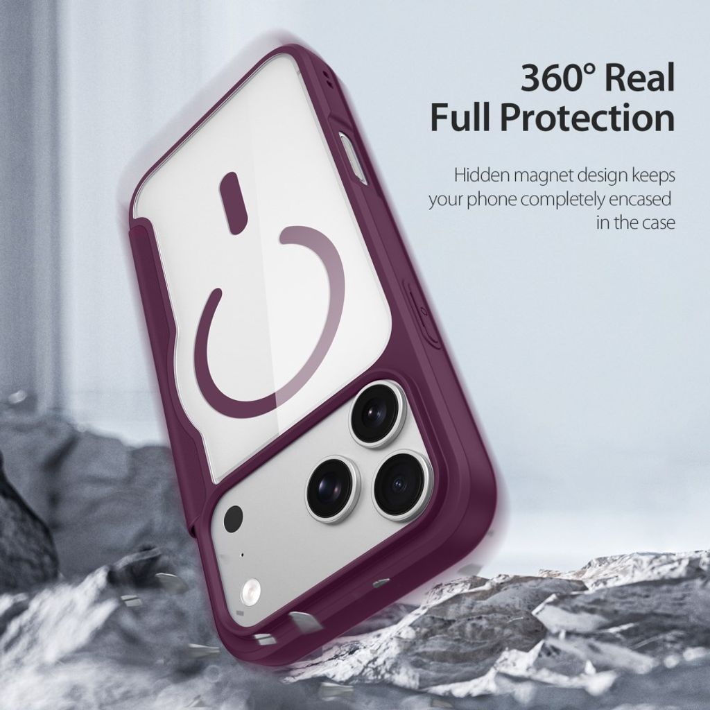 Dux Ducis iPhone 17 Pro Max/18 Pro Max Etui Skin X Pro Series MagSafe Rød