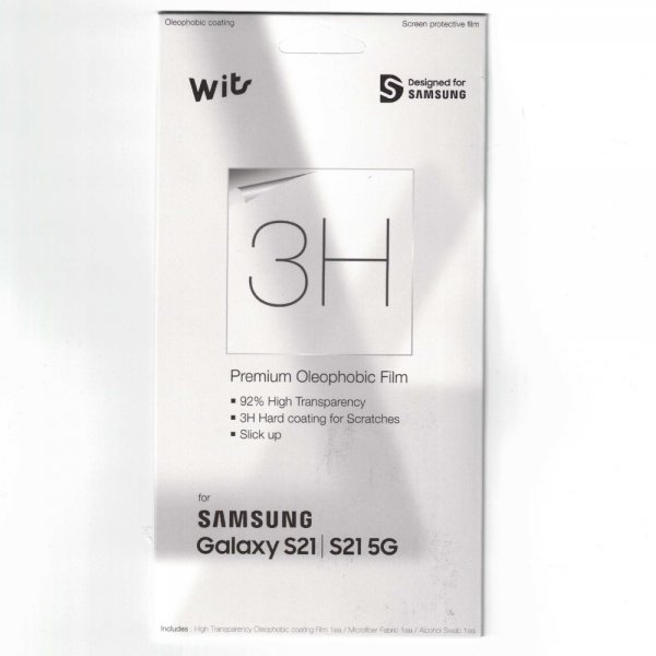 Samsung Galaxy S21 Plus Skærmbeskytter Premium Oleofobisk Film