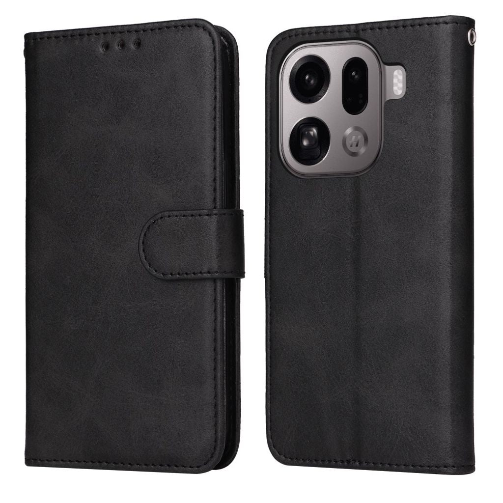 Oppo Find X9 Pro Etui med Kortholder Sort