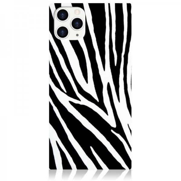 iDecoz iPhone 11 Pro Cover Square Case Zebra