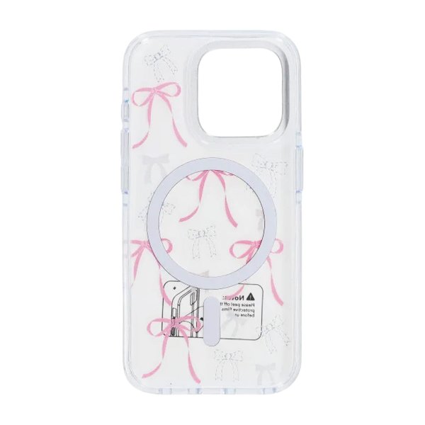 iPhone 15 Pro Cover Mønster MagSafe Roset