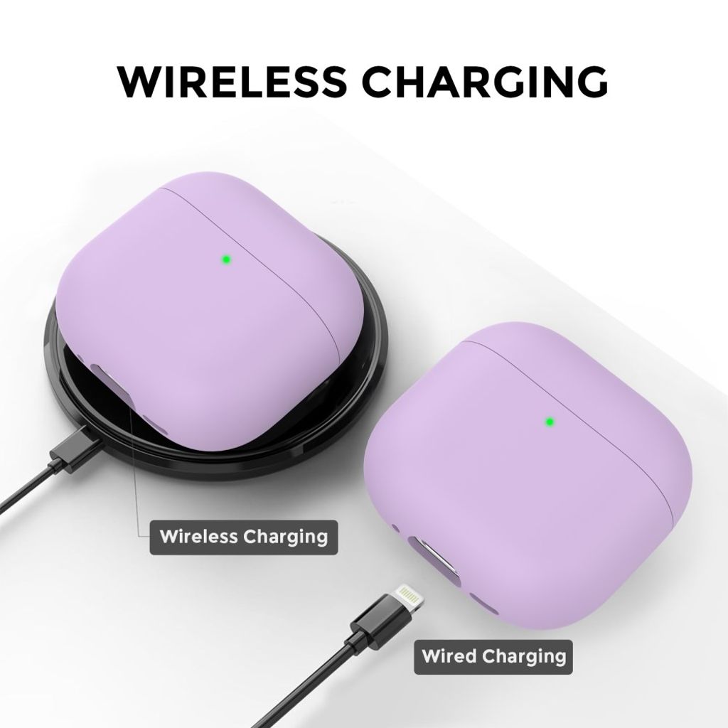 Ahastyle AirPods 4/5 Cover Silikone Lilla