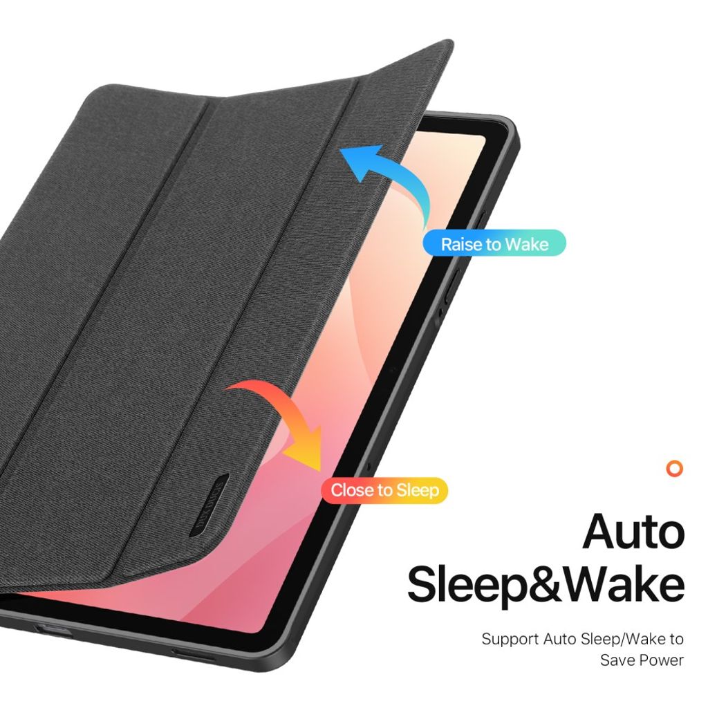 Dux Ducis Samsung Galaxy Tab S11 Etui DOMO Series Sort