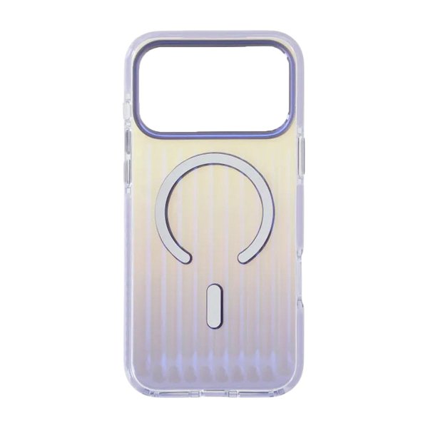 iPhone 17 Pro Max Cover Bølgepap MagSafe Lyslilla