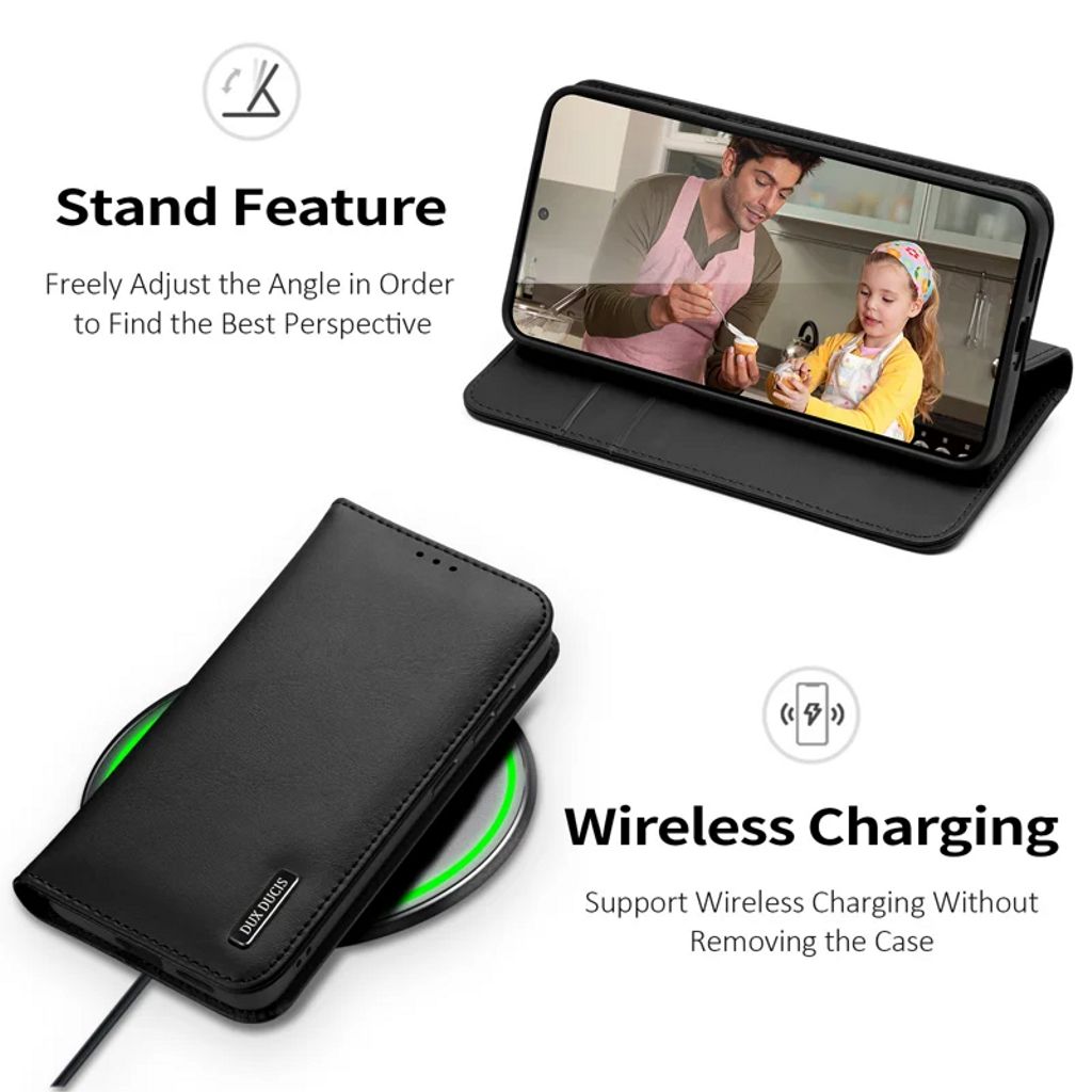 Dux Ducis Samsung Galaxy S25 Etui Hivo Series Sort