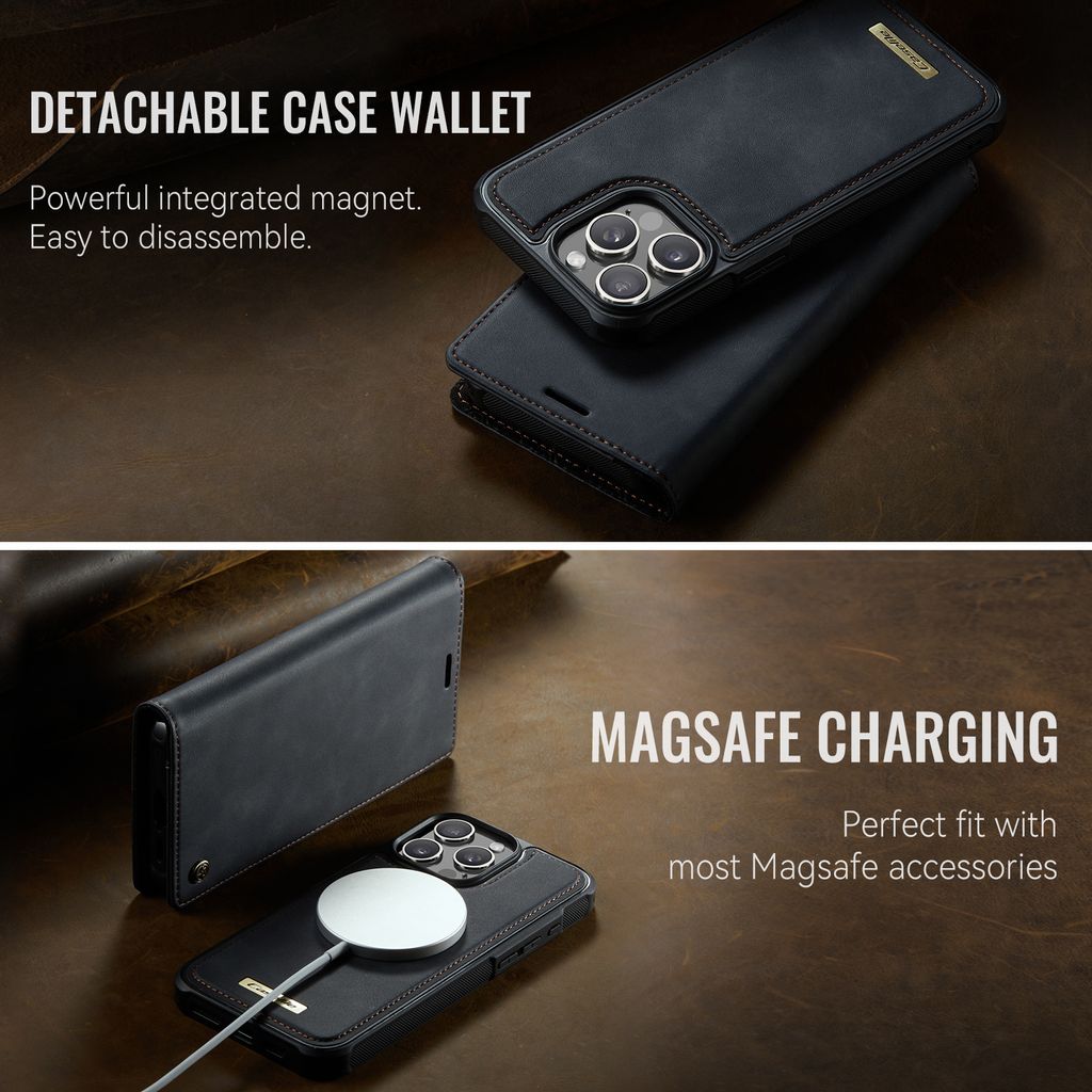 CaseMe iPhone 15 Pro Max Etui C49 Series Sort