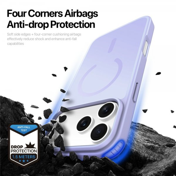 Dux Ducis iPhone 17 Pro Cover Yind Series MagSafe Lilla