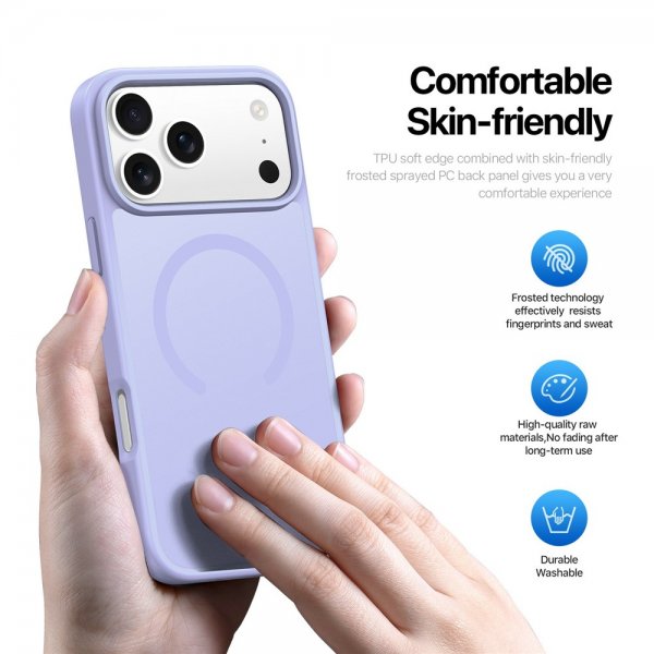 Dux Ducis iPhone 17 Pro Max Cover Yind Series MagSafe Lilla