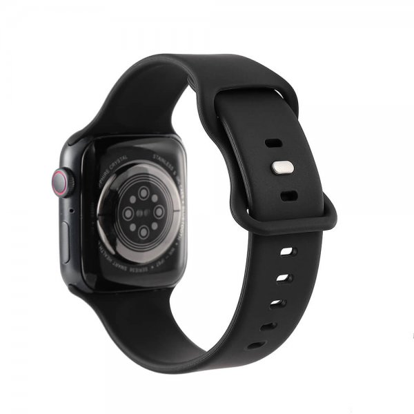 Gear Apple Watch 44/45/46mm/Apple Watch Ultra Silikone Rem Sort