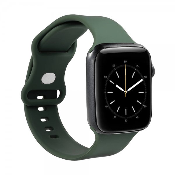 Gear Apple Watch 38/40/41/42mm Rem Silikone Olivengrøn