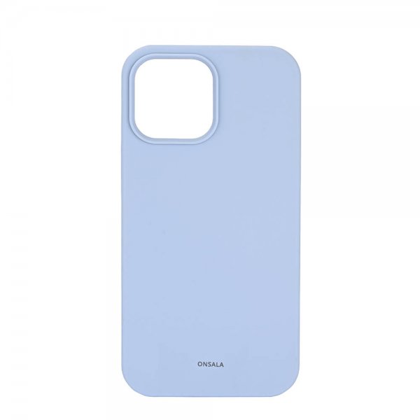Onsala iPhone 13 Pro Max Cover Silikone Lyseblå