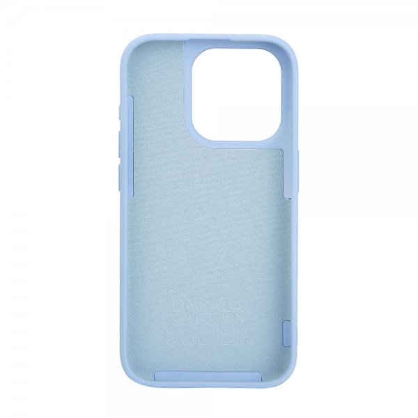 Onsala iPhone 15 Pro Cover Silicone Touch MagSeries Lyseblå