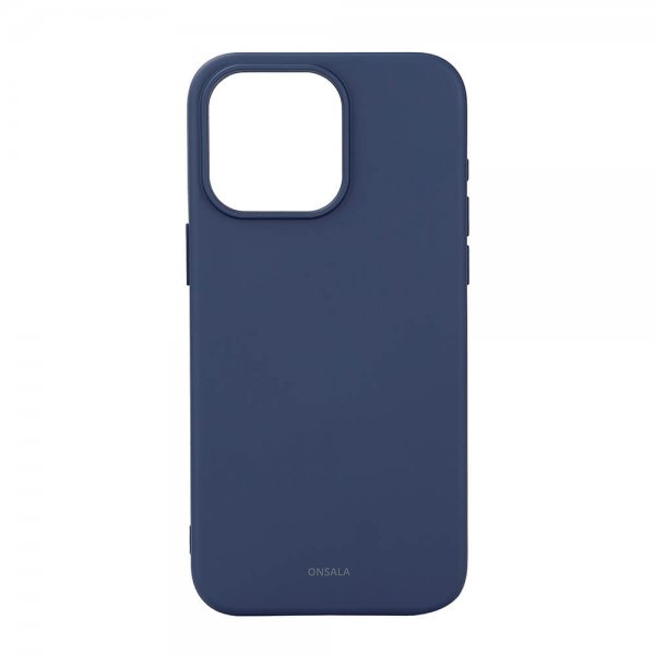 Onsala iPhone 15 Pro Max Cover Silicone Touch MagSeries Mørkeblå