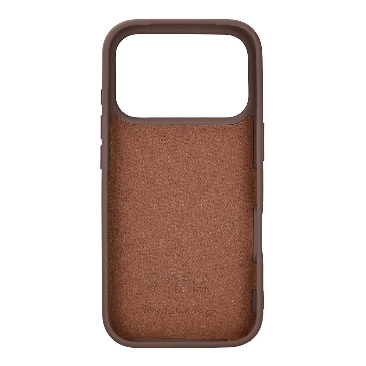 Onsala iPhone 17 Pro/iPhone 18 Pro Cover med silikonefølelse Chocolate