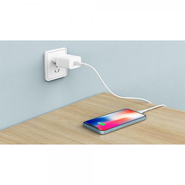 Gear Oplader med Kabel PD/PPS Rejseoplader 30W Hvid