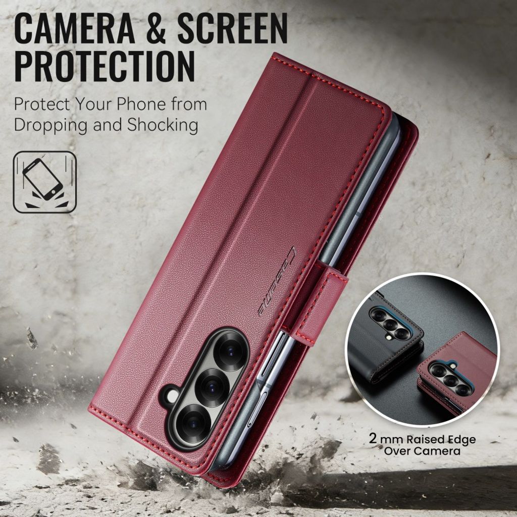 CaseMe Samsung Galaxy Z Fold 8 Ultra Etui 023 Series Rød