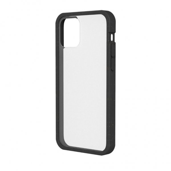 Pela iPhone 12/iPhone 12 Pro Cover Eco Friendly Klar Sort