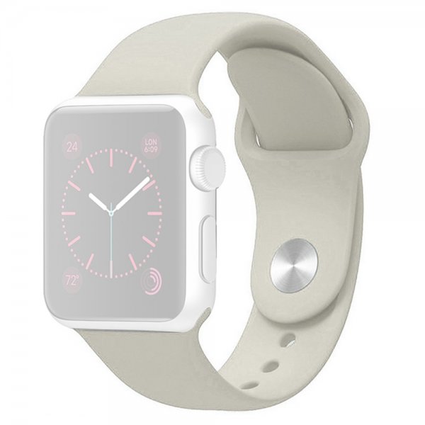 Apple Watch 44/45/46mm/Apple Watch Ultra Armbånd Silikone Beige