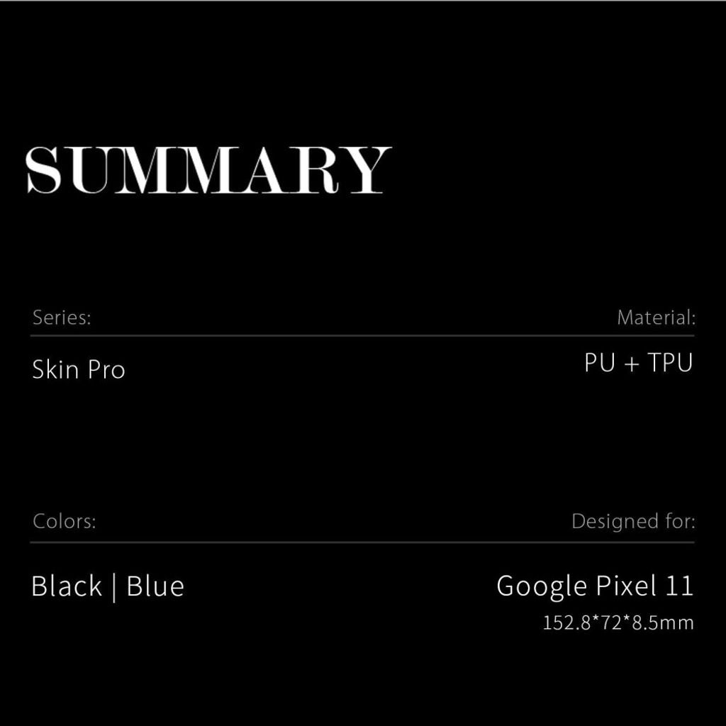 Dux Ducis Google Pixel 11 Etui Skin Pro Series Sort