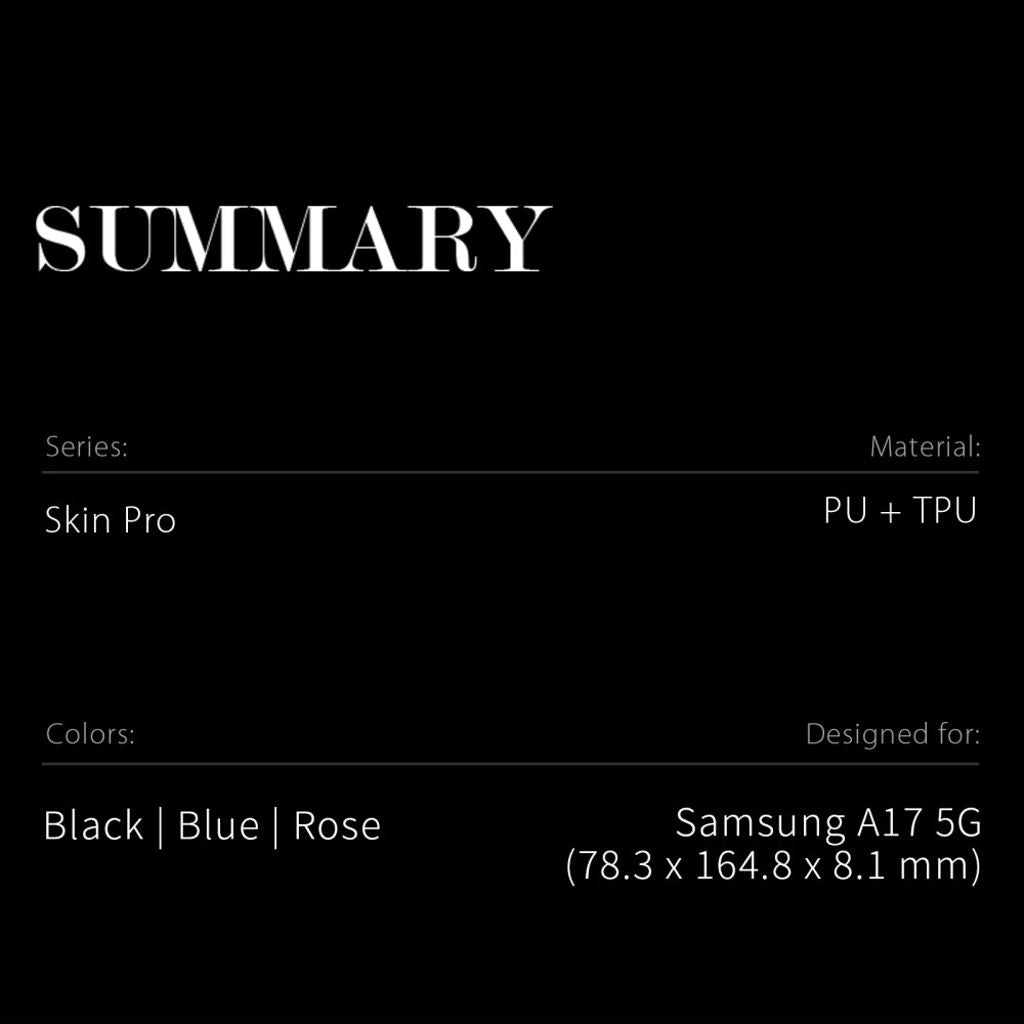 Dux Ducis Samsung Galaxy A17/Galaxy A18 Etui Skin Pro Series Lyserød