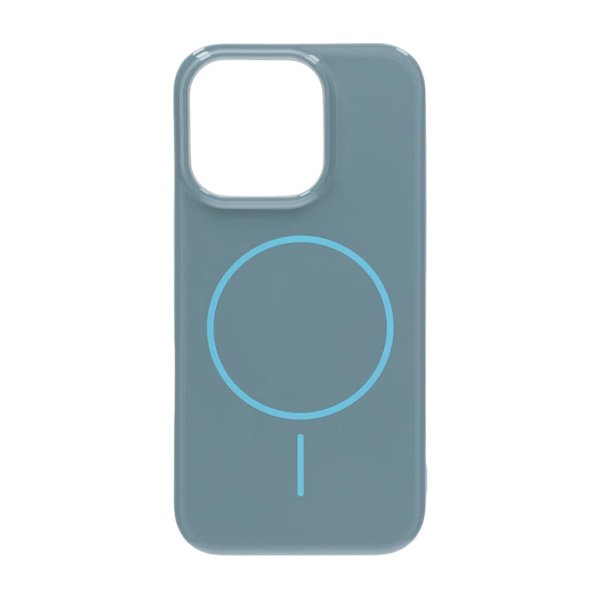 iPhone 16 Pro Cover TPU MagSafe Blank Blå