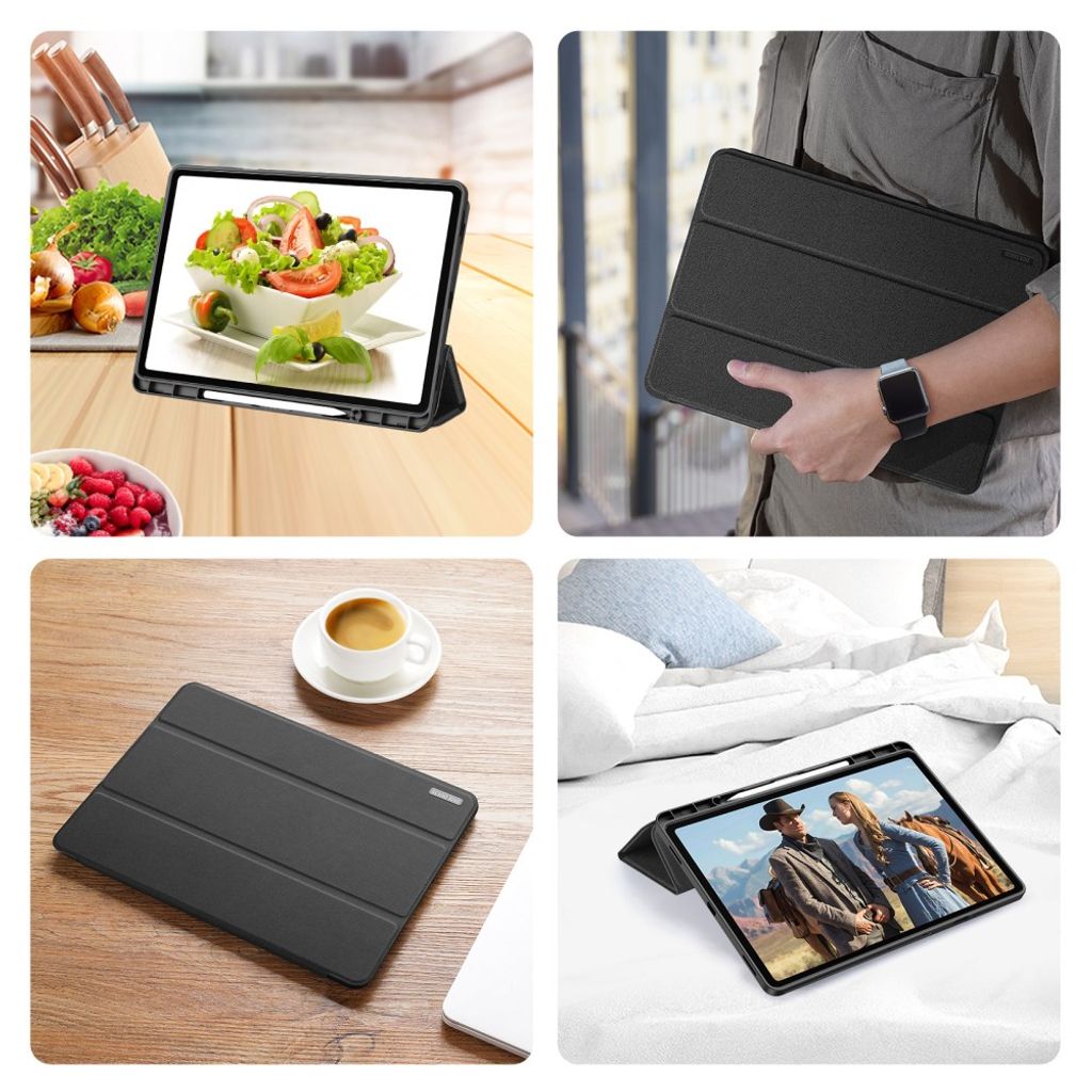 Dux Ducis Samsung Galaxy Tab S12 Plus Etui DOMO Series Sort