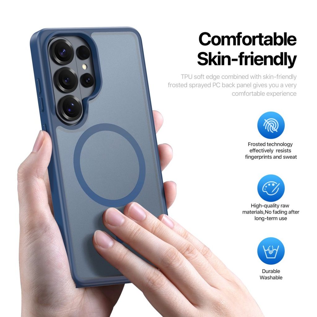 Dux Ducis Samsung Galaxy S26 Ultra Cover Yind Series MagSafe Blå