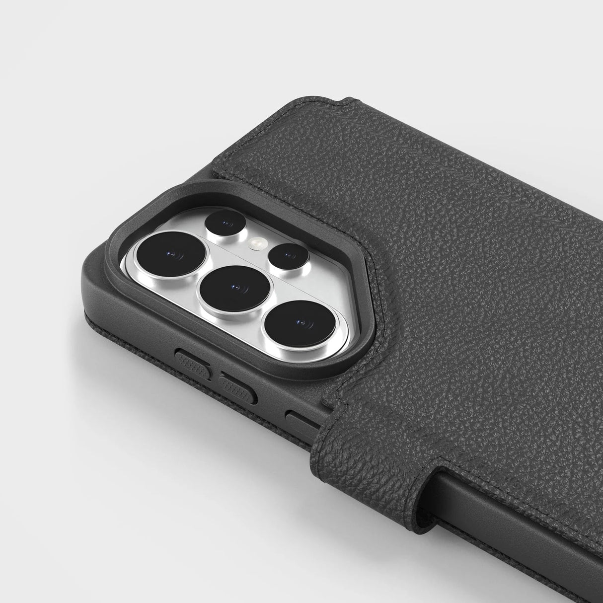 agood company Samsung Galaxy S26 Ultra Etui Cirkulært Plånboksfodral Sort