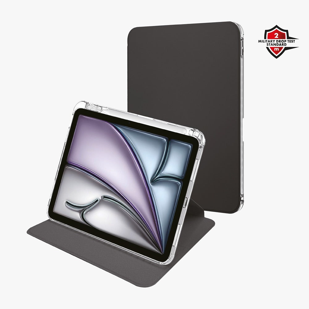 X2O iPad Air 11 (M2/M3/M4) Etui 2in1 Mag Folio 360 Sort