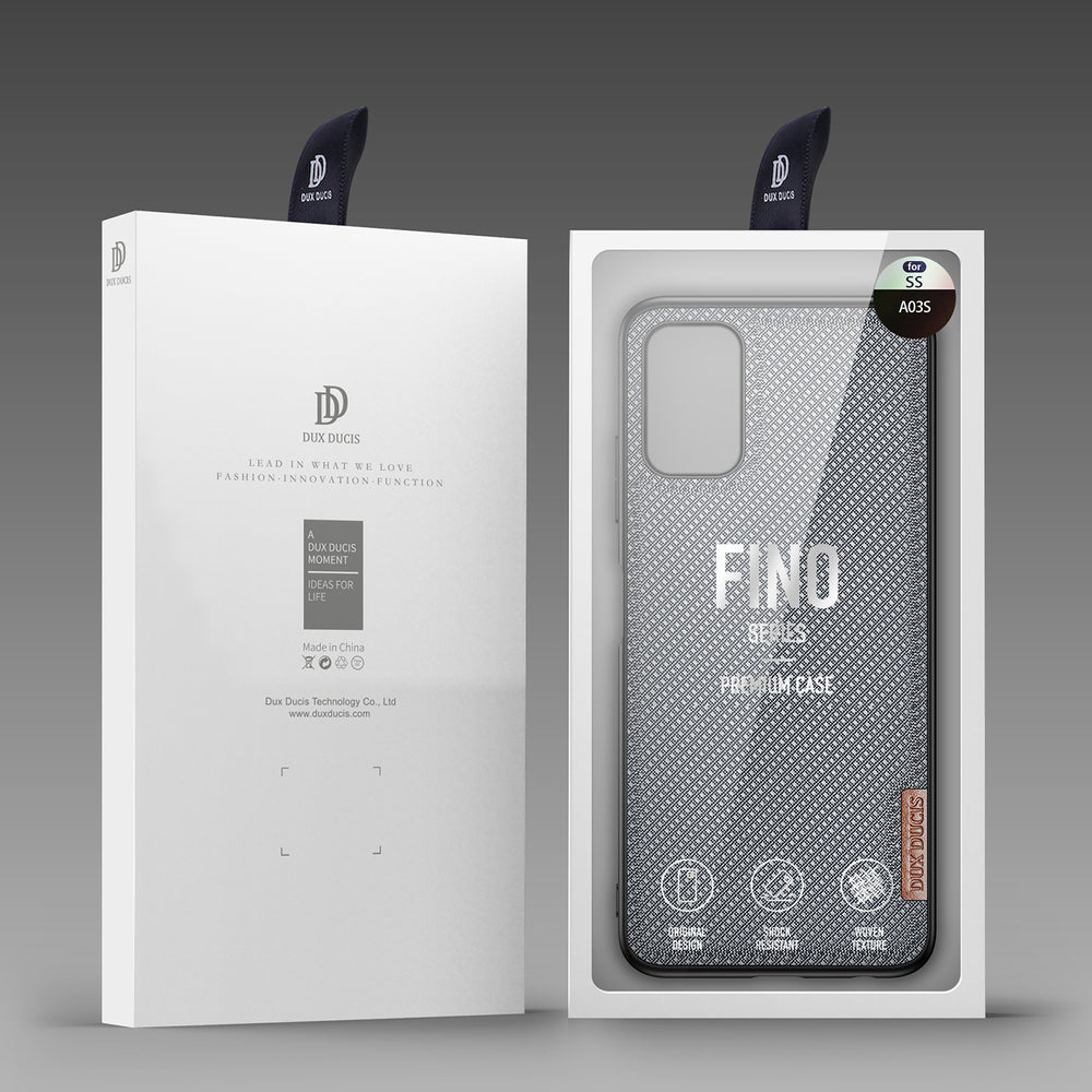 Dux Ducis Samsung Galaxy A03s Cover FINO Series Grå