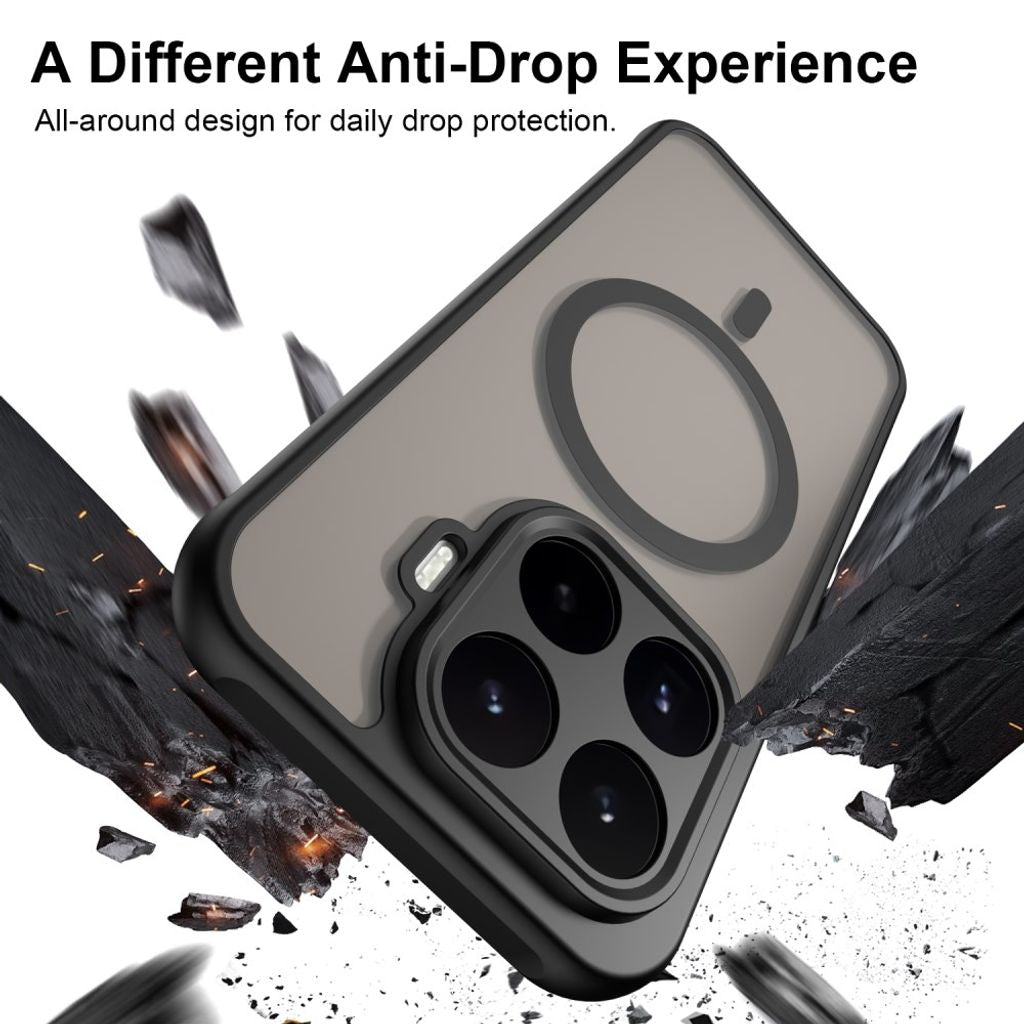 Xiaomi 17T Cover Frostet MagSafe Sort