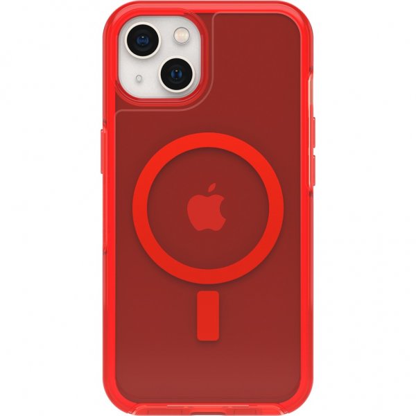 Otterbox iPhone 13 Cover Symmetry Plus Clear In The Red