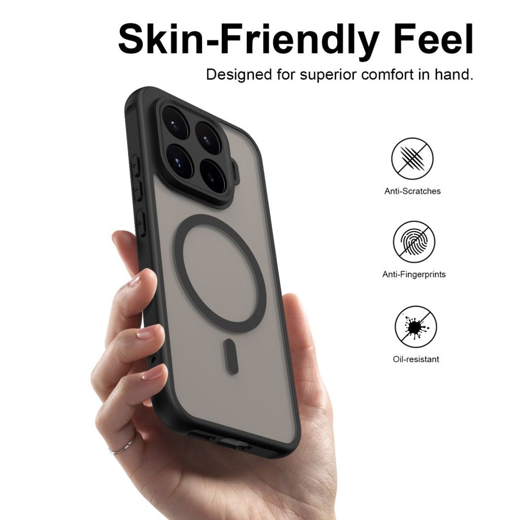 Xiaomi 17T Cover Frostet MagSafe Sort