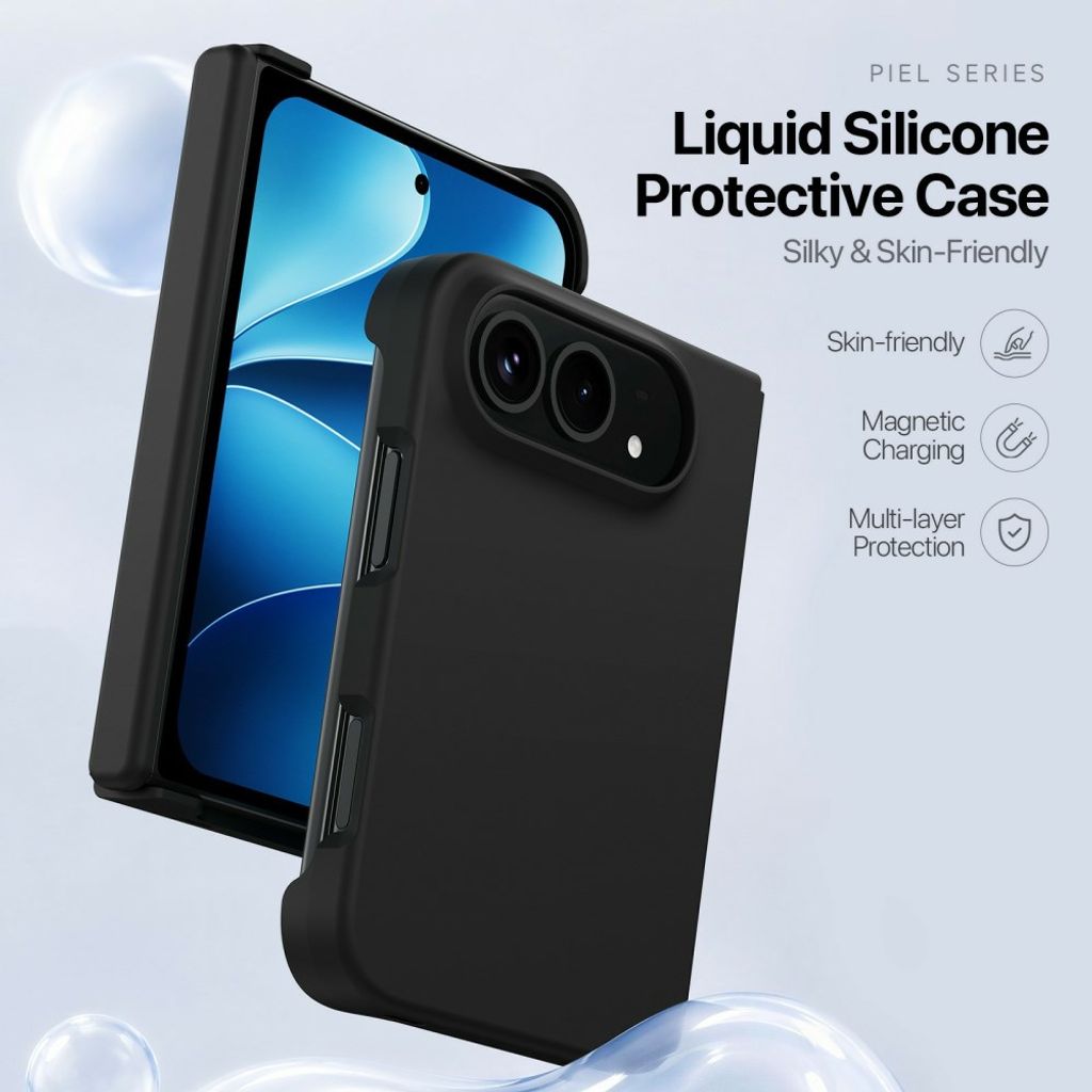 Dux Ducis iPhone Duo Cover Piel Series MagSafe Sort