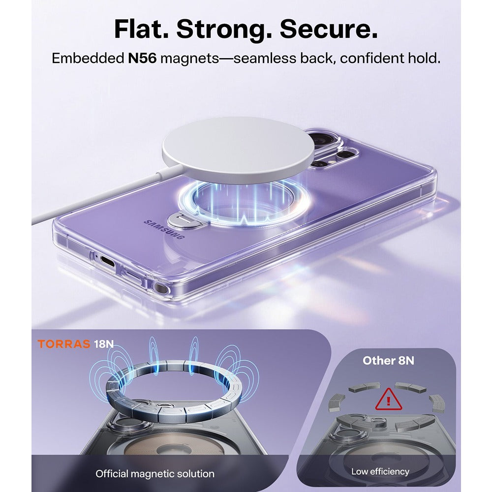 Torras Samsung Galaxy S26 Ultra Cover Ostand Q3 Spin Klar