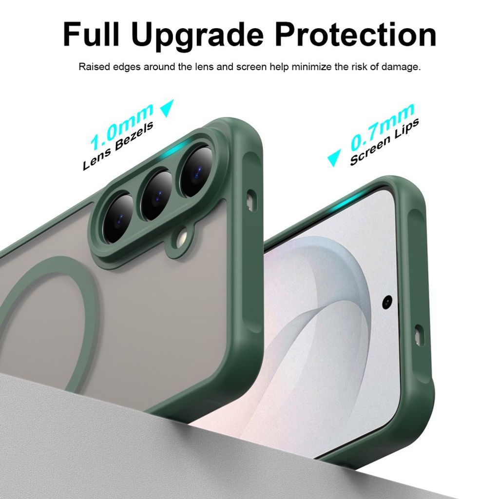 Samsung Galaxy S26 FE Cover Frosted MagSafe Grøn
