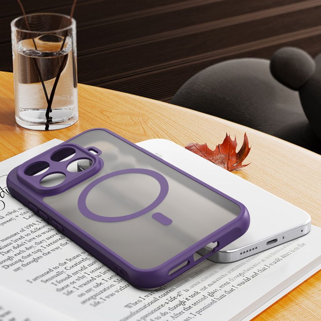 Xiaomi 17T Cover Frostet MagSafe Lilla