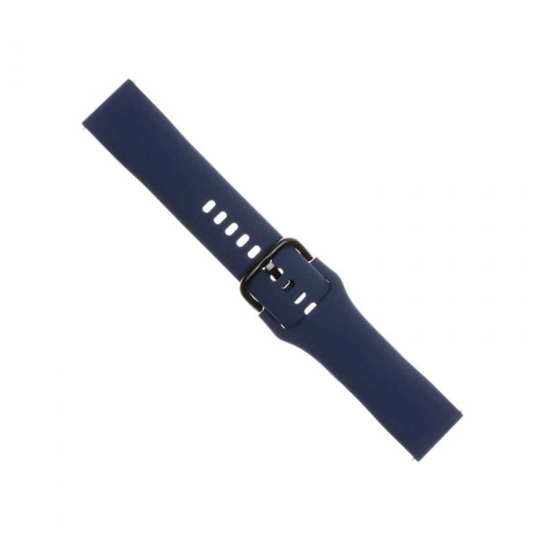 Fast Samsung Galaxy Watch 22mm Armbånd Silikone Rem Blå