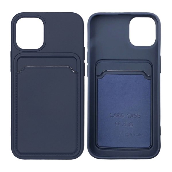 iPhone 12 Mini Cover Kortholder Blå