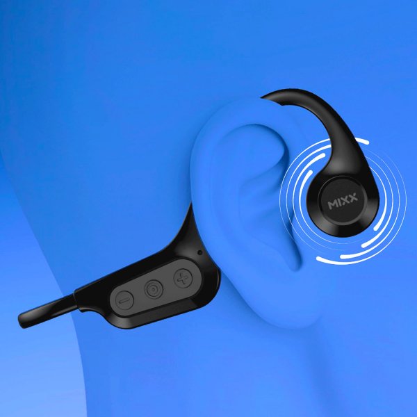 Mixx Trådløse Hovedtelefoner Benledende Resonate Bone Conduction Sort