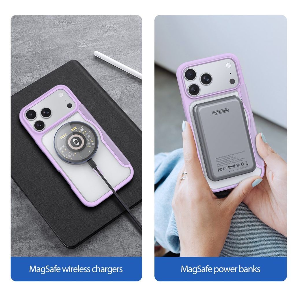 Dux Ducis iPhone 17 Pro Max/iPhone 18 Pro Max Cover Skin X Pro Series MagSafe Lilla