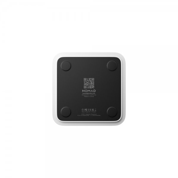 Nomad Trådløs Oplader Base Magnetic Charger Hvid