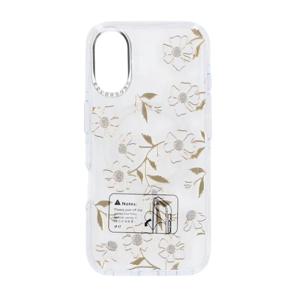 iPhone 16 Cover Mønster MagSafe Blomstergrene