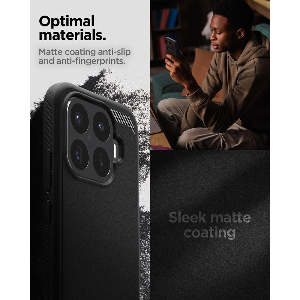 Spigen Xiaomi 17T Pro Cover Rugged Armor Matte Black